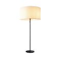 **Stijlvolle vloerlamp met plisséhoed**