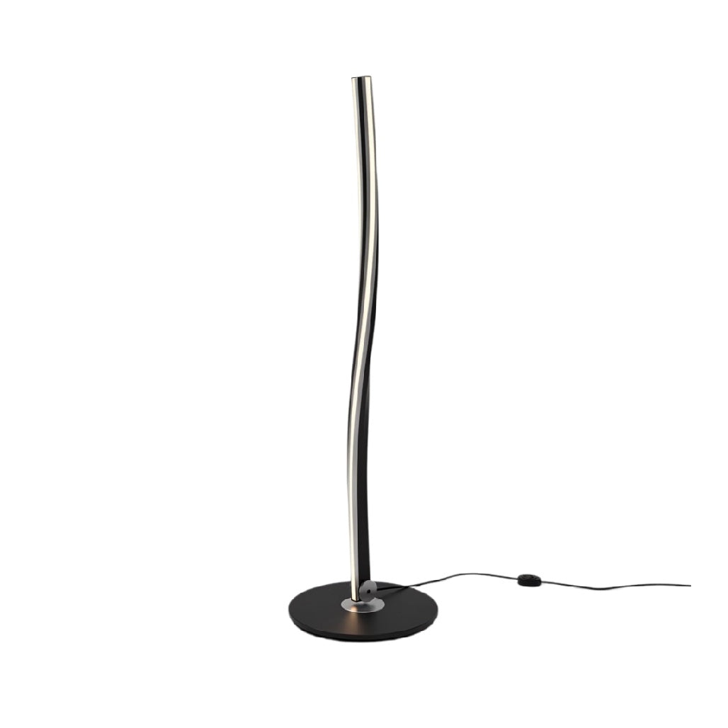 **Slimme vloerlamp met gebogen ontwerp**