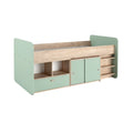 **Technische titel in het Nederlands:** **Moderne Kinderbed met Opbergruimte en Minimalistisch Design**