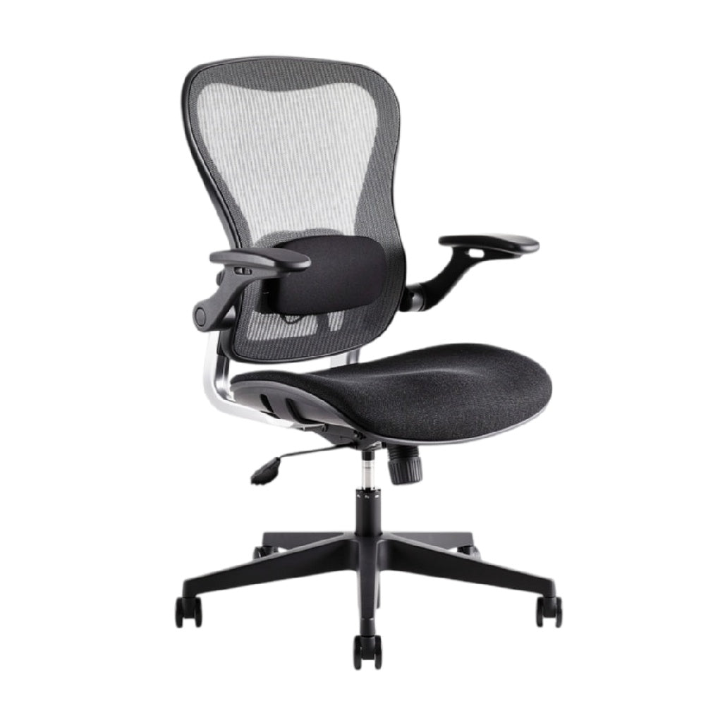 **Ergonomische bureaustoel met mesh rugleuning en verstelbare armleuningen**